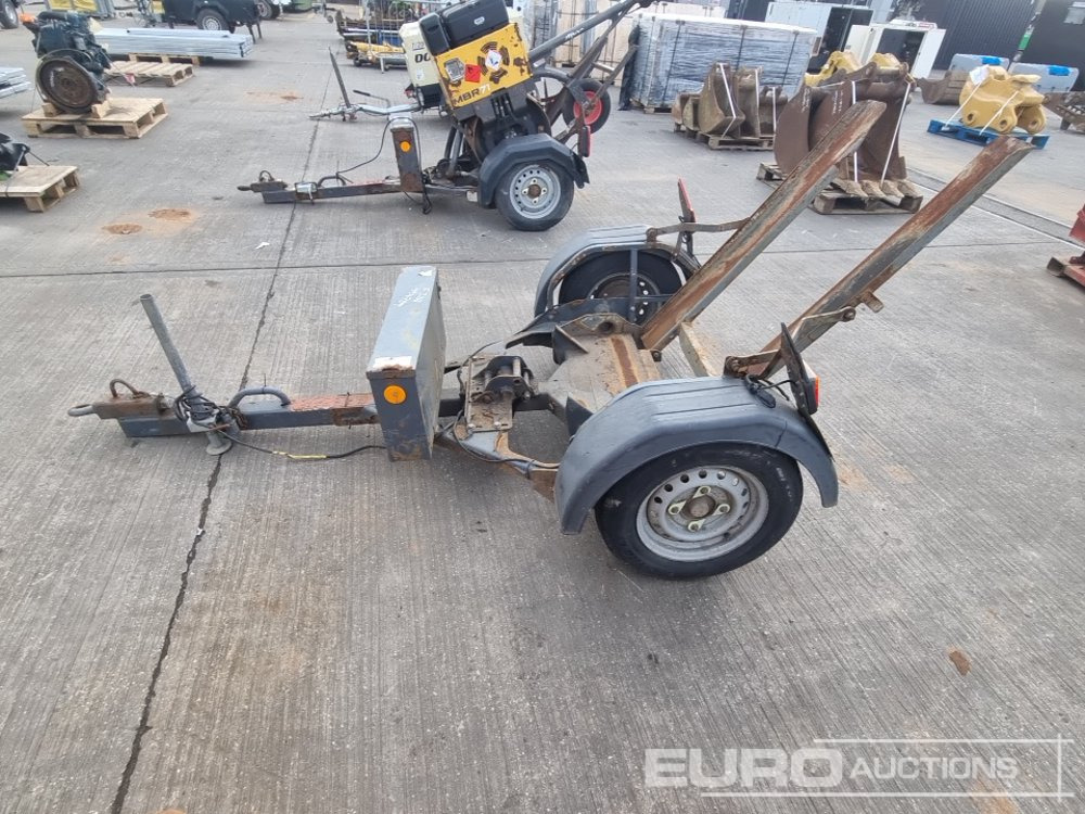 Mecalac Single Axle Trailer to suit Pedestrian Roller - מכונת אספלט: תמונה 2 Mecalac Single Axle Trailer to suit Pedestrian Roller - מכונת אספלט: תמונה 2