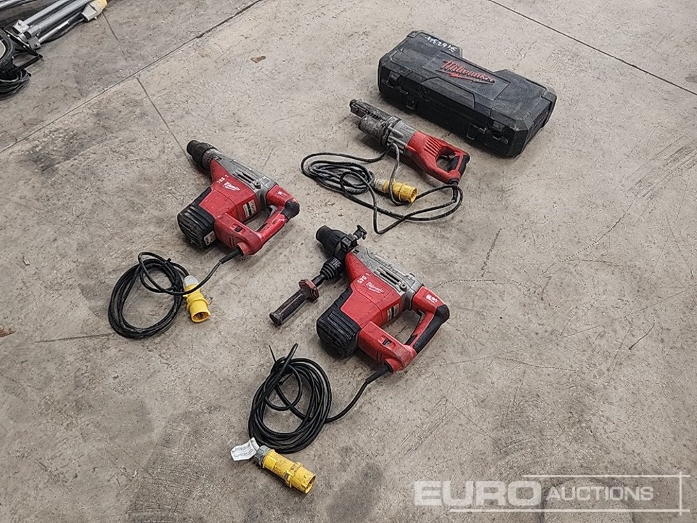 Milwaukee 500S, K545S Breaker (2 of) Milwaukee SSPE1500X Recip Saw (1 of) - ציוד בנייה: תמונה 2 Milwaukee 500S, K545S Breaker (2 of) Milwaukee SSPE1500X Recip Saw (1 of) - ציוד בנייה: תמונה 2