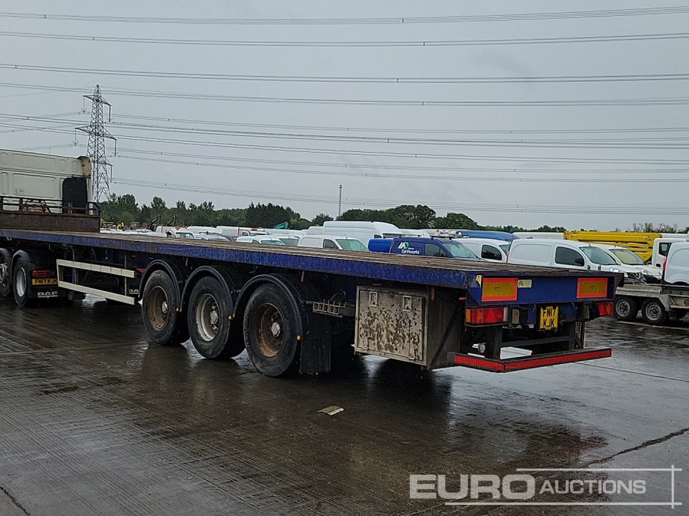 Montracon Tri Axle Flatbed Trailer, Twist Locks - סמיטריילר צד נופל/ שטוח: תמונה 3 Montracon Tri Axle Flatbed Trailer, Twist Locks - סמיטריילר צד נופל/ שטוח: תמונה 3