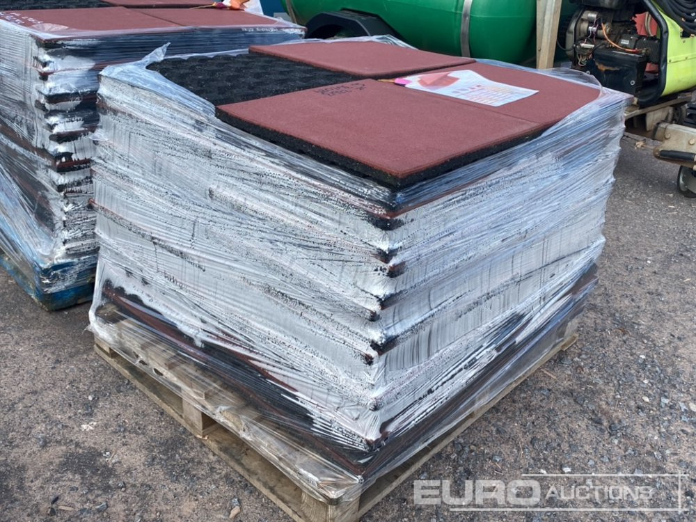 Pallet of Acoustic Underlay Flooring Rubber Tiles, 500mm x 500mm x 45mm - ציוד בנייה: תמונה 1 Pallet of Acoustic Underlay Flooring Rubber Tiles, 500mm x 500mm x 45mm - ציוד בנייה: תמונה 1
