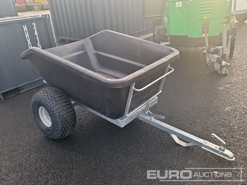 Plastic Tipping Trailer to suit Quad - קרון נגרר לצמחים: תמונה 4 Plastic Tipping Trailer to suit Quad - קרון נגרר לצמחים: תמונה 4