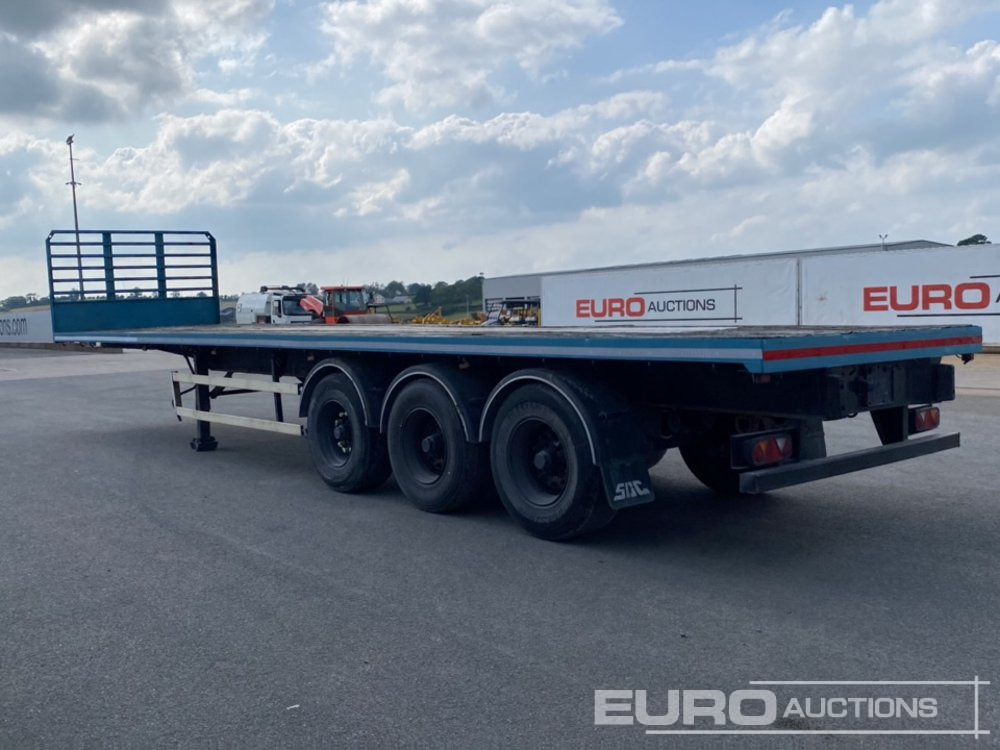 SDC 40' Tri Axle Flat Trailer, BPW Axles - סמיטריילר צד נופל/ שטוח: תמונה 3 SDC 40' Tri Axle Flat Trailer, BPW Axles - סמיטריילר צד נופל/ שטוח: תמונה 3