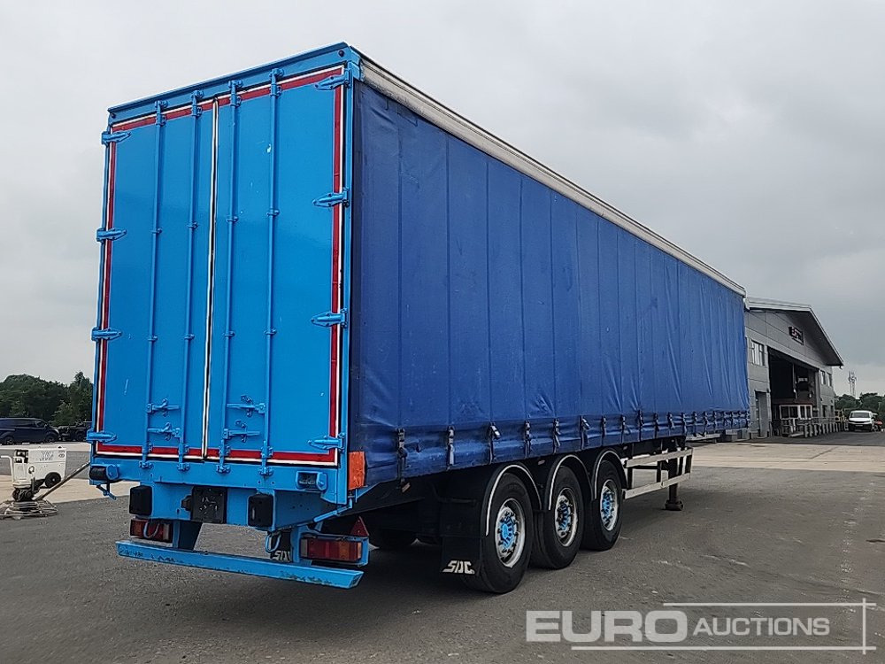 SDC 45' Tri Axle Curtainsider Trailer - סמיטריילר עם וילונות צד: תמונה 5 SDC 45' Tri Axle Curtainsider Trailer - סמיטריילר עם וילונות צד: תמונה 5