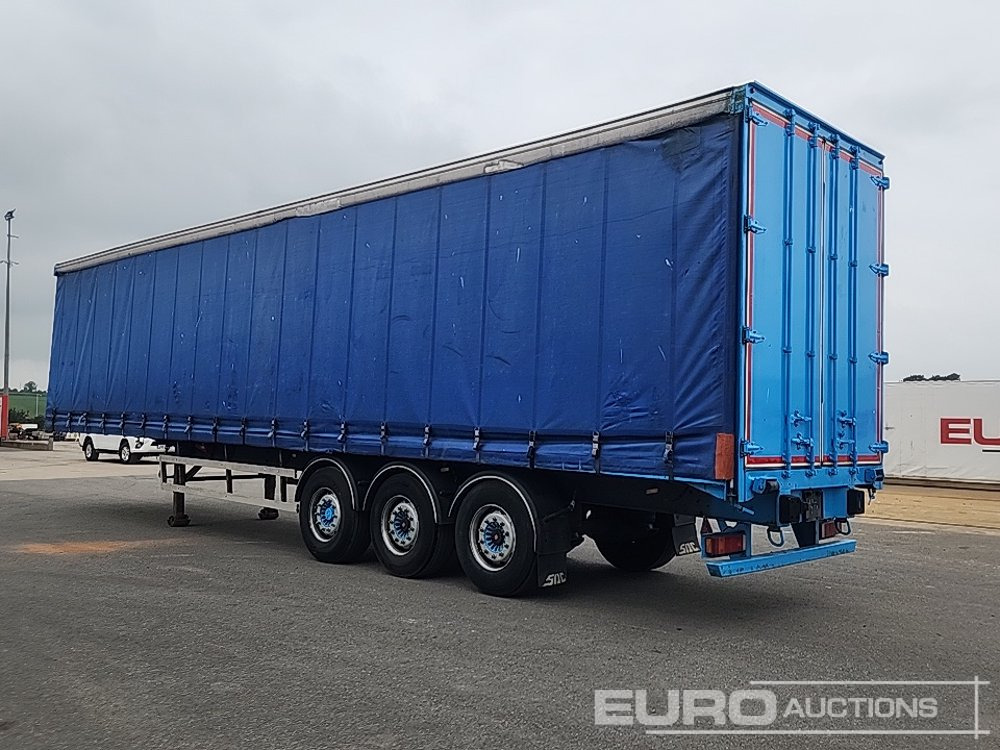 SDC 45' Tri Axle Curtainsider Trailer - סמיטריילר עם וילונות צד: תמונה 3 SDC 45' Tri Axle Curtainsider Trailer - סמיטריילר עם וילונות צד: תמונה 3