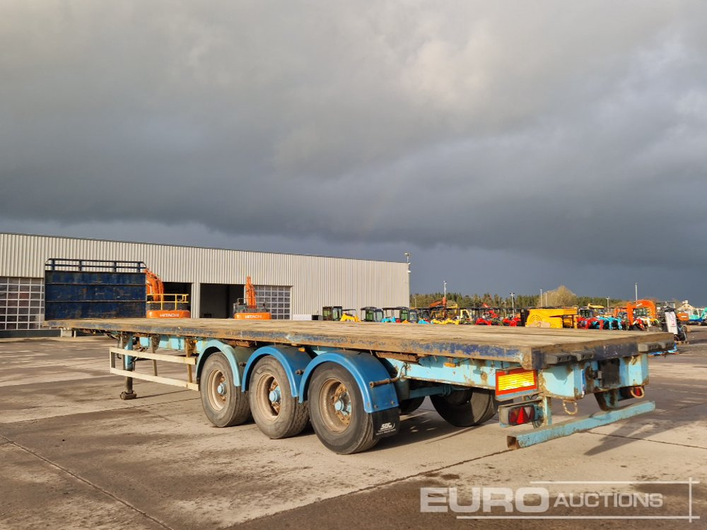 SDC 45' Tri Axle Flat Trailer, BPW Axles - סמיטריילר צד נופל/ שטוח: תמונה 2 SDC 45' Tri Axle Flat Trailer, BPW Axles - סמיטריילר צד נופל/ שטוח: תמונה 2