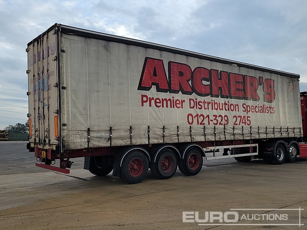 SDC Trailer Tri Axle Curtainsider Trailer - סמיטריילר עם וילונות צד: תמונה 5 SDC Trailer Tri Axle Curtainsider Trailer - סמיטריילר עם וילונות צד: תמונה 5