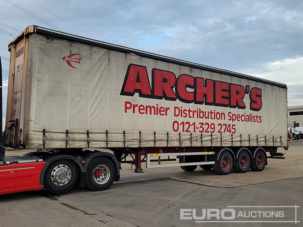 SDC Trailer Tri Axle Curtainsider Trailer - סמיטריילר עם וילונות צד: תמונה 1 SDC Trailer Tri Axle Curtainsider Trailer - סמיטריילר עם וילונות צד: תמונה 1