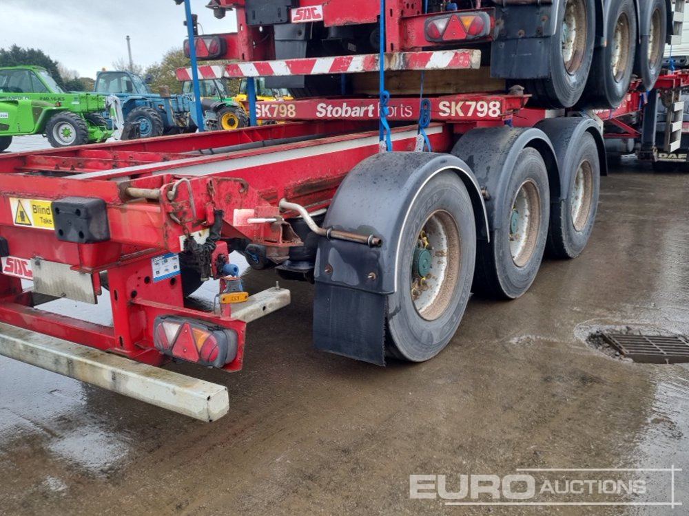 סמיטריילר צד נופל/ שטוח SDC Tri Axle Sliding Skeletal Trailer (3 of): תמונה 19 סמיטריילר צד נופל/ שטוח SDC Tri Axle Sliding Skeletal Trailer (3 of): תמונה 19