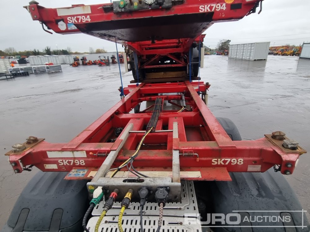 סמיטריילר צד נופל/ שטוח SDC Tri Axle Sliding Skeletal Trailer (3 of): תמונה 8 סמיטריילר צד נופל/ שטוח SDC Tri Axle Sliding Skeletal Trailer (3 of): תמונה 8