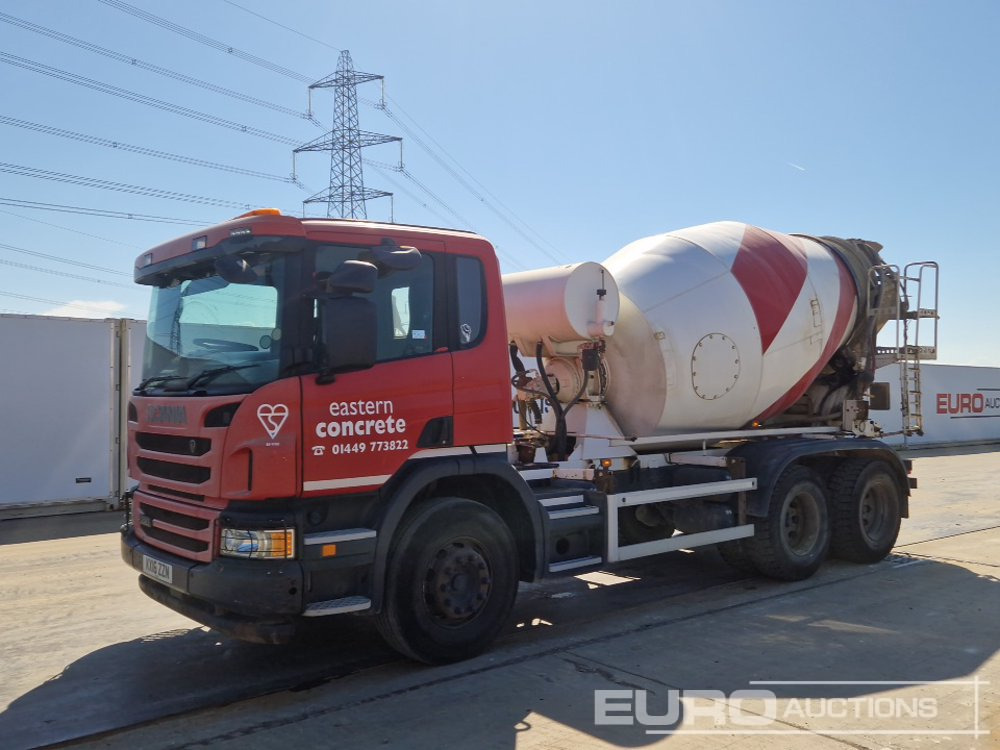 Scania P320 - משאית מערבלת בטון: תמונה 1 Scania P320 - משאית מערבלת בטון: תמונה 1