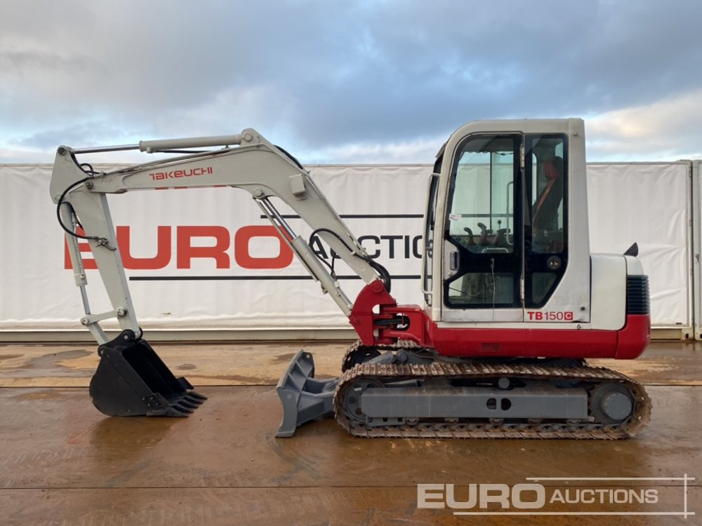 Takeuchi TB150 - מיני מחפר: תמונה 2 Takeuchi TB150 - מיני מחפר: תמונה 2
