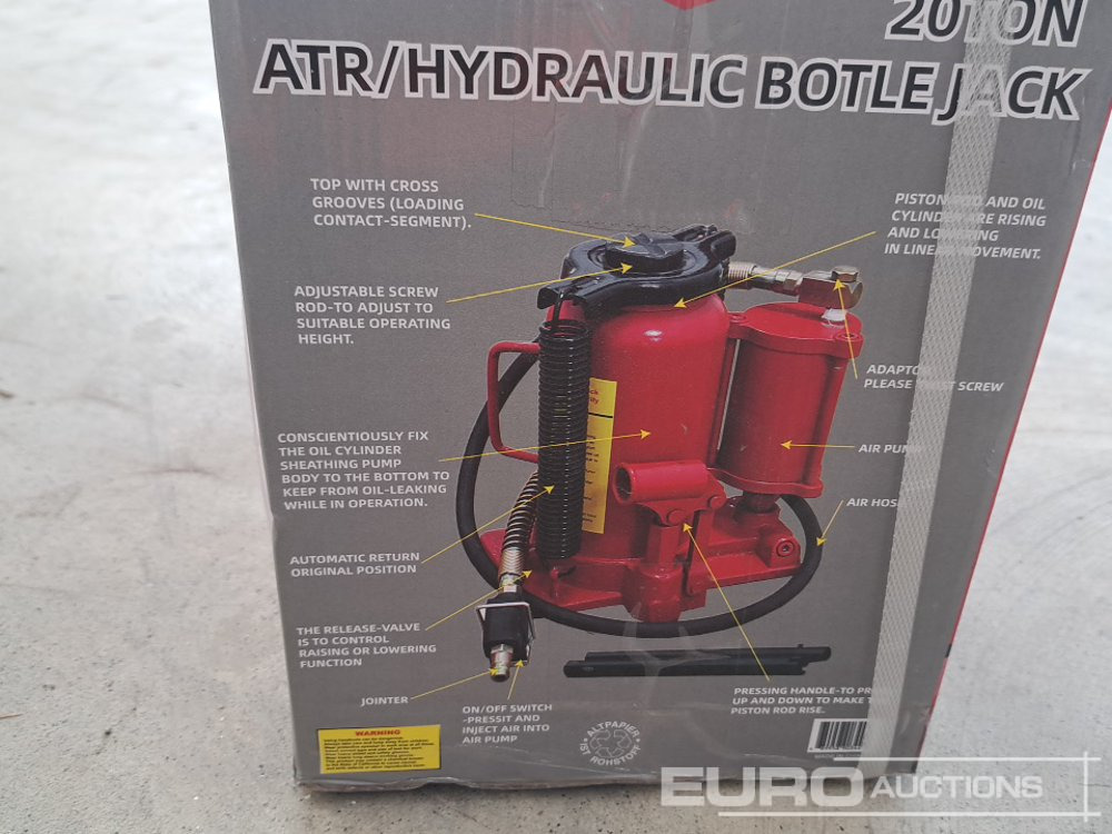 Unused 20 Ton Air/Hydraulic Jack - ציוד לסדנאות: תמונה 5 Unused 20 Ton Air/Hydraulic Jack - ציוד לסדנאות: תמונה 5