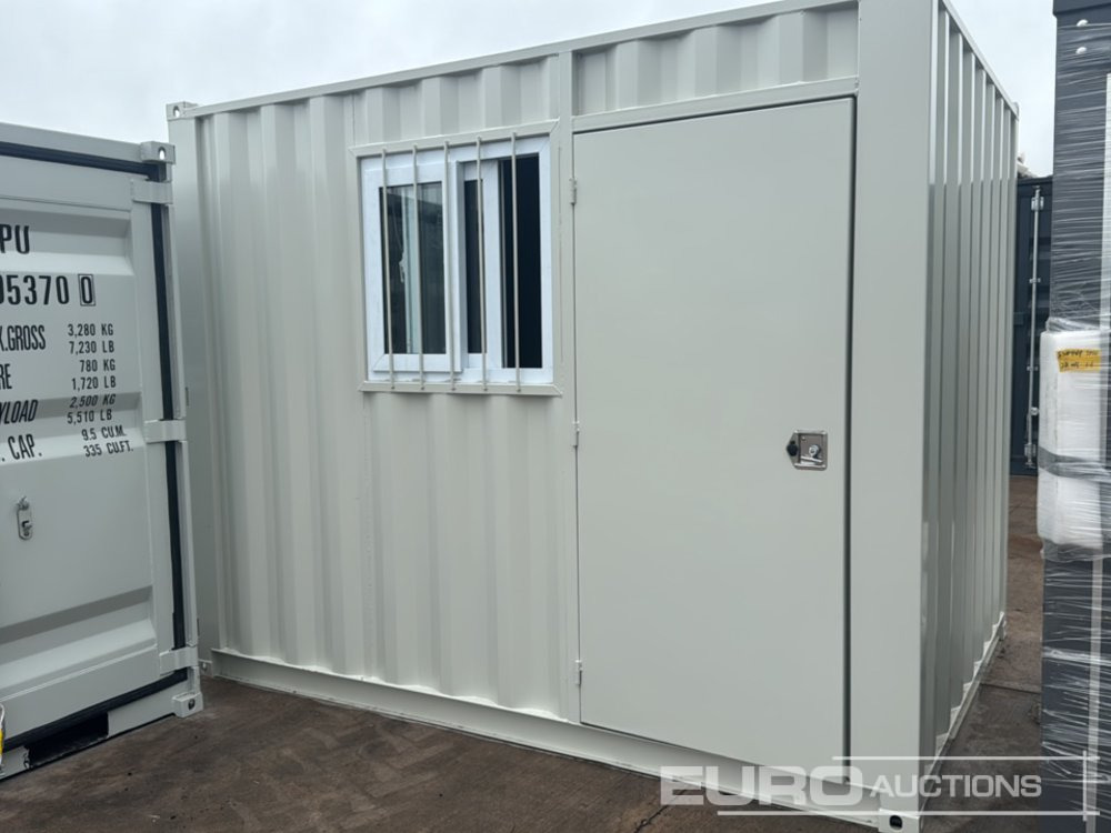 Unused 2025 10' Container, Side Door & Window - מכולת משלוח: תמונה 1 Unused 2025 10' Container, Side Door & Window - מכולת משלוח: תמונה 1