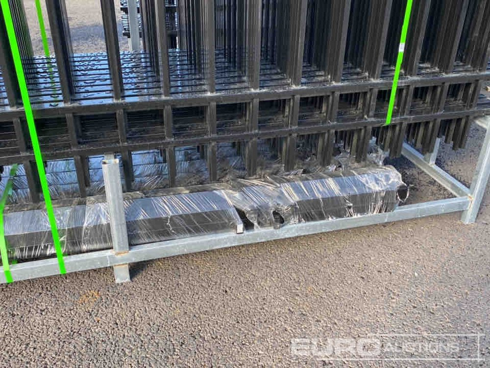 מכונה חקלאית Unused 2025 3m x 2m Iron Fencing Panels (20 of) Posts (21 of): תמונה 8