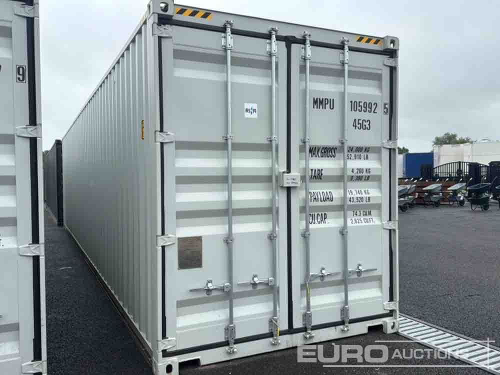 Unused 2025 40' Container, 4 Side Double Doors (Cannot Be Reconsigned) - מכולת משלוח: תמונה 5 Unused 2025 40' Container, 4 Side Double Doors (Cannot Be Reconsigned) - מכולת משלוח: תמונה 5