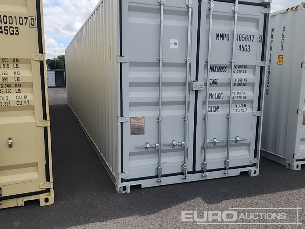 Unused 2025 40' Container, 4 Side Double Doors - מכולת משלוח: תמונה 4 Unused 2025 40' Container, 4 Side Double Doors - מכולת משלוח: תמונה 4