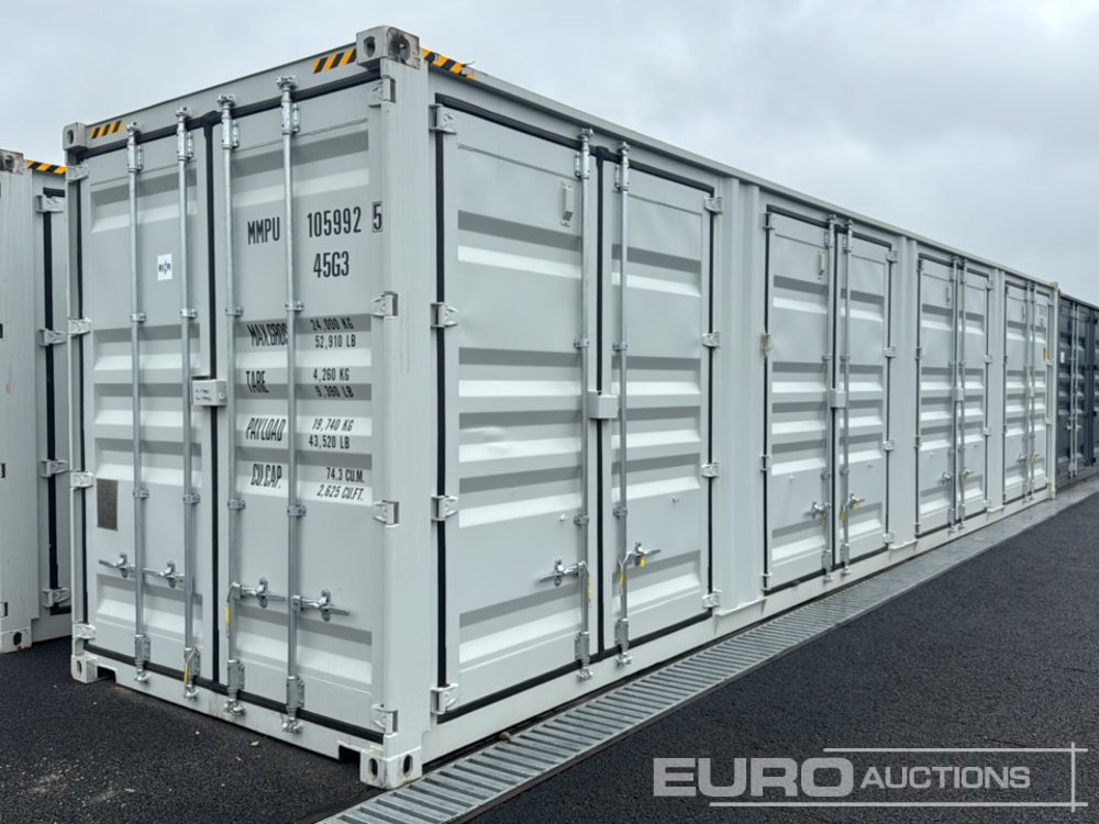Unused 2025 40' Container, 4 Side Double Doors - מכולת משלוח: תמונה 1 Unused 2025 40' Container, 4 Side Double Doors - מכולת משלוח: תמונה 1