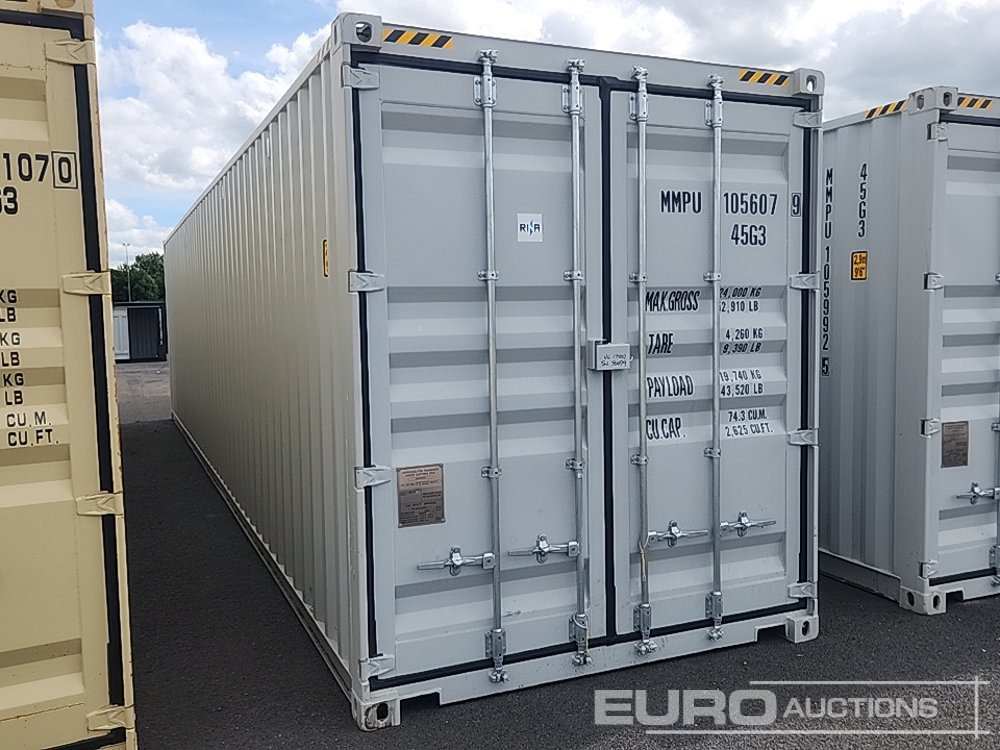 Unused 2025 40' Container, 4 Side Double Doors - מכולת משלוח: תמונה 5 Unused 2025 40' Container, 4 Side Double Doors - מכולת משלוח: תמונה 5