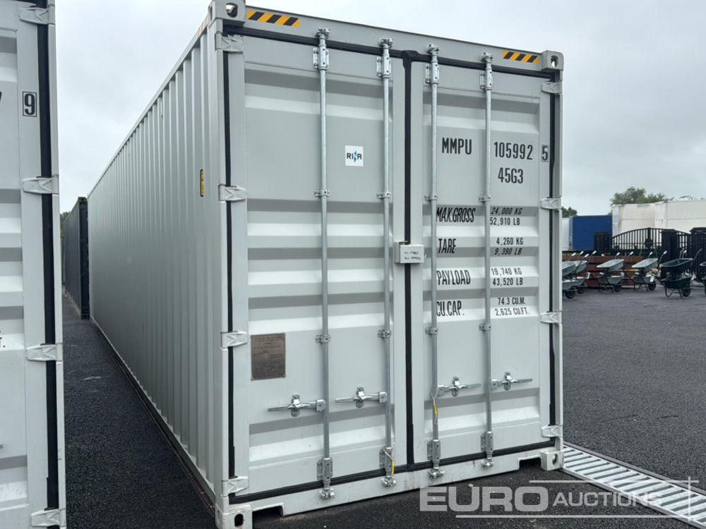 Unused 2025 40' Container, 4 Side Double Doors - מכולת משלוח: תמונה 5 Unused 2025 40' Container, 4 Side Double Doors - מכולת משלוח: תמונה 5