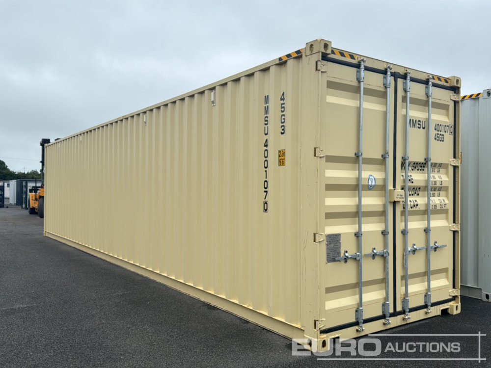 Unused 2025 40' Container, 4 Side Double Doors - מכולת משלוח: תמונה 3 Unused 2025 40' Container, 4 Side Double Doors - מכולת משלוח: תמונה 3