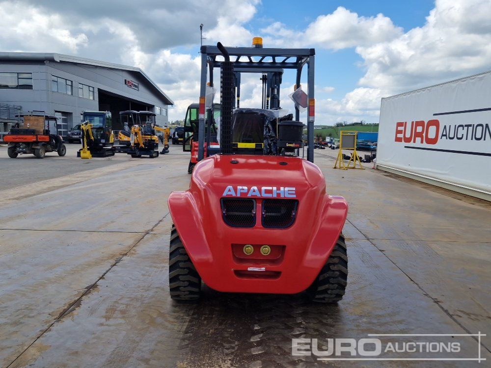 מלגזת שטח קשה Unused 2025 Apache CPCD35 Diesel Rough Terrain Forklift, 2 Stage Mast, Sideshift: תמונה 8