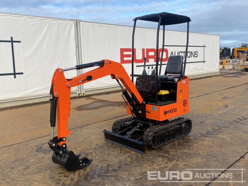 Unused 2025 JPC KV12 - מיני מחפר: תמונה 1 Unused 2025 JPC KV12 - מיני מחפר: תמונה 1