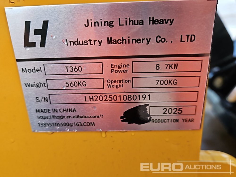 מעמיס היגוי החלקה Unused 2025 LIHUA T360: תמונה 35 מעמיס היגוי החלקה Unused 2025 LIHUA T360: תמונה 35