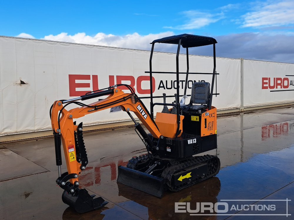 Unused 2025 Miva VA13 - מיני מחפר: תמונה 1 Unused 2025 Miva VA13 - מיני מחפר: תמונה 1