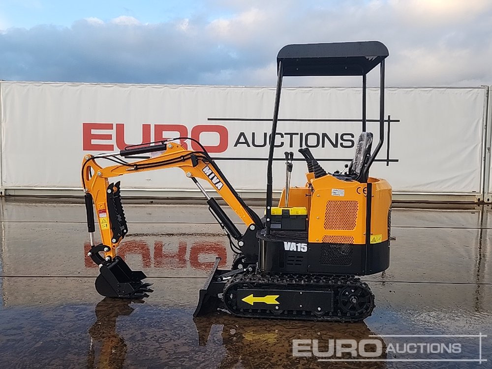 Unused 2025 Miva VA15 - מיני מחפר: תמונה 2 Unused 2025 Miva VA15 - מיני מחפר: תמונה 2