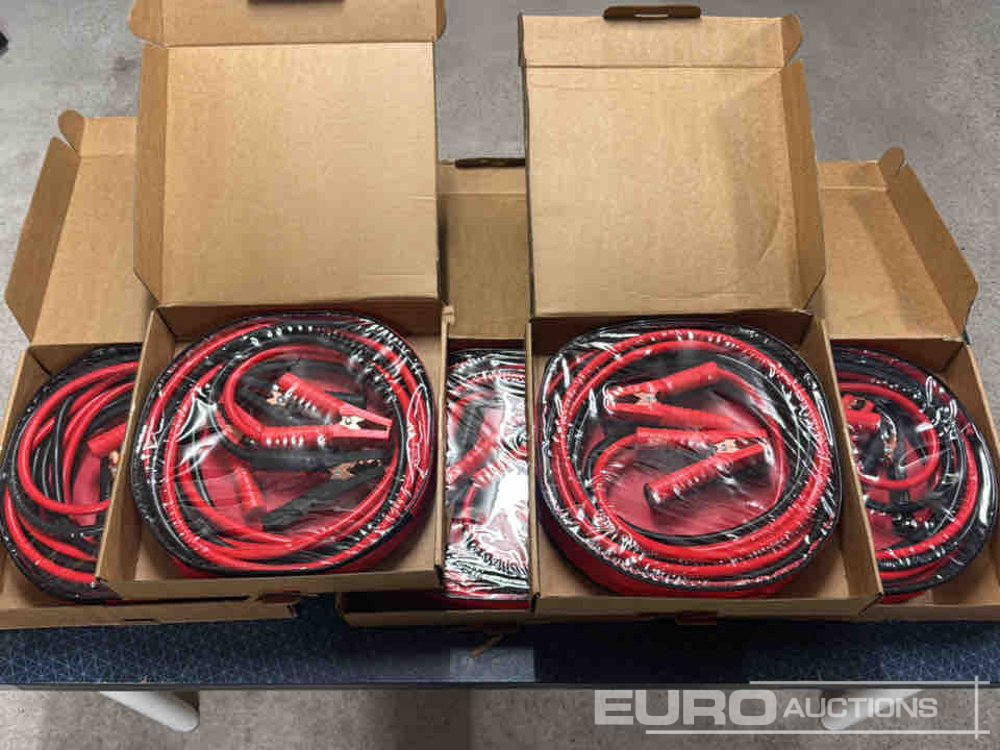 Unused 3000Amp 6 Metre Jump Leads (5 of) - ציוד בנייה: תמונה 1 Unused 3000Amp 6 Metre Jump Leads (5 of) - ציוד בנייה: תמונה 1