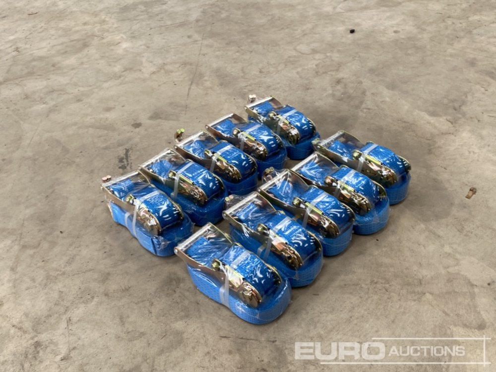 Unused 5 Ton x 10m Ratchet Straps (10 of) - ציוד לסדנאות: תמונה 3 Unused 5 Ton x 10m Ratchet Straps (10 of) - ציוד לסדנאות: תמונה 3