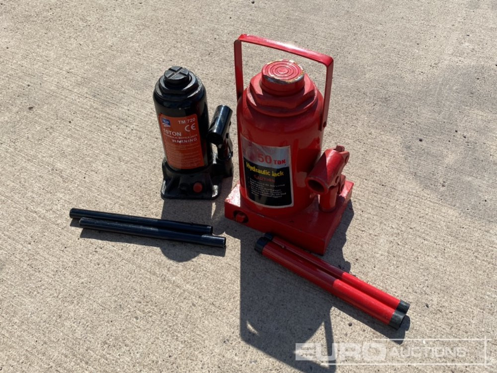 Unused 50 & 10 Ton Bottle Jack (2 of) - ציוד לסדנאות: תמונה 2 Unused 50 & 10 Ton Bottle Jack (2 of) - ציוד לסדנאות: תמונה 2