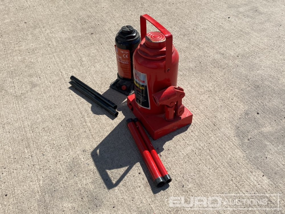 Unused 50 & 10 Ton Bottle Jack (2 of) - ציוד לסדנאות: תמונה 3 Unused 50 & 10 Ton Bottle Jack (2 of) - ציוד לסדנאות: תמונה 3