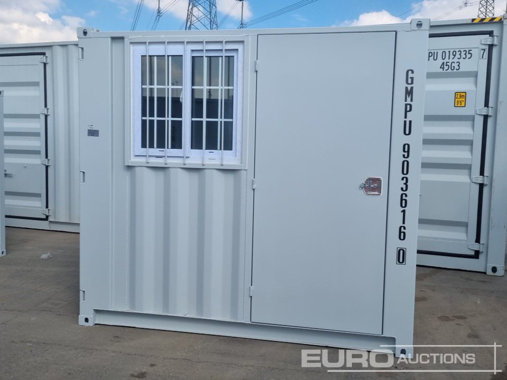Unused 8' x 6' Container, 1 End Door, 1 Side Door, Window (Cannot Be Reconsigned) - מכולת משלוח: תמונה 2 Unused 8' x 6' Container, 1 End Door, 1 Side Door, Window (Cannot Be Reconsigned) - מכולת משלוח: תמונה 2