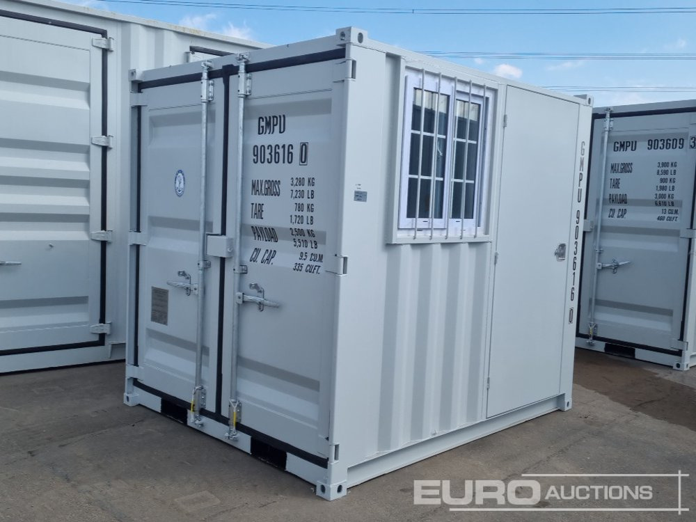 Unused 8' x 6' Container, 1 End Door, 1 Side Door, Window (Cannot Be Reconsigned) - מכולת משלוח: תמונה 1 Unused 8' x 6' Container, 1 End Door, 1 Side Door, Window (Cannot Be Reconsigned) - מכולת משלוח: תמונה 1