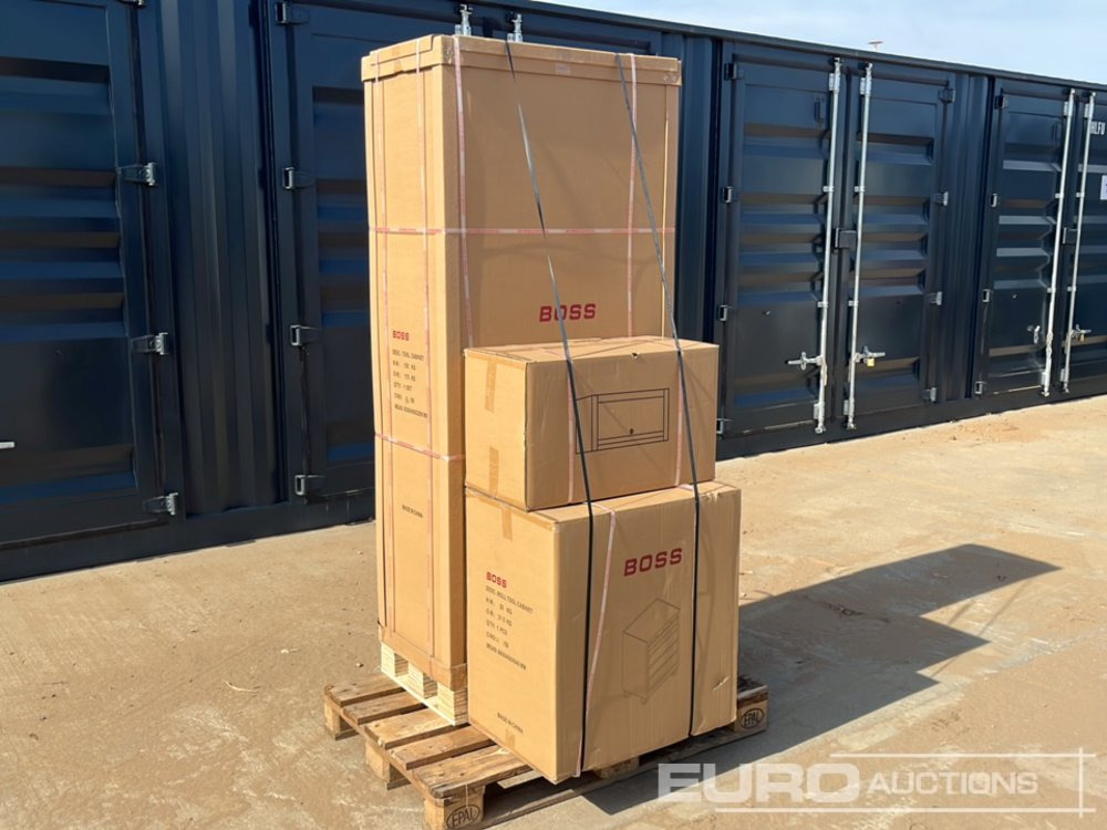 ציוד לסדנאות Unused Boss 2.6m 9 Drawer, 5 Cabinet Tool Station: תמונה 21