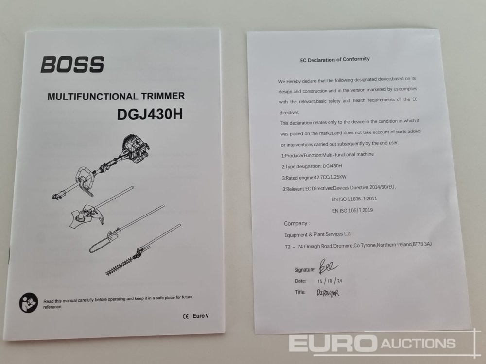 מכונה חקלאית Unused Boss DGJ430H: תמונה 36