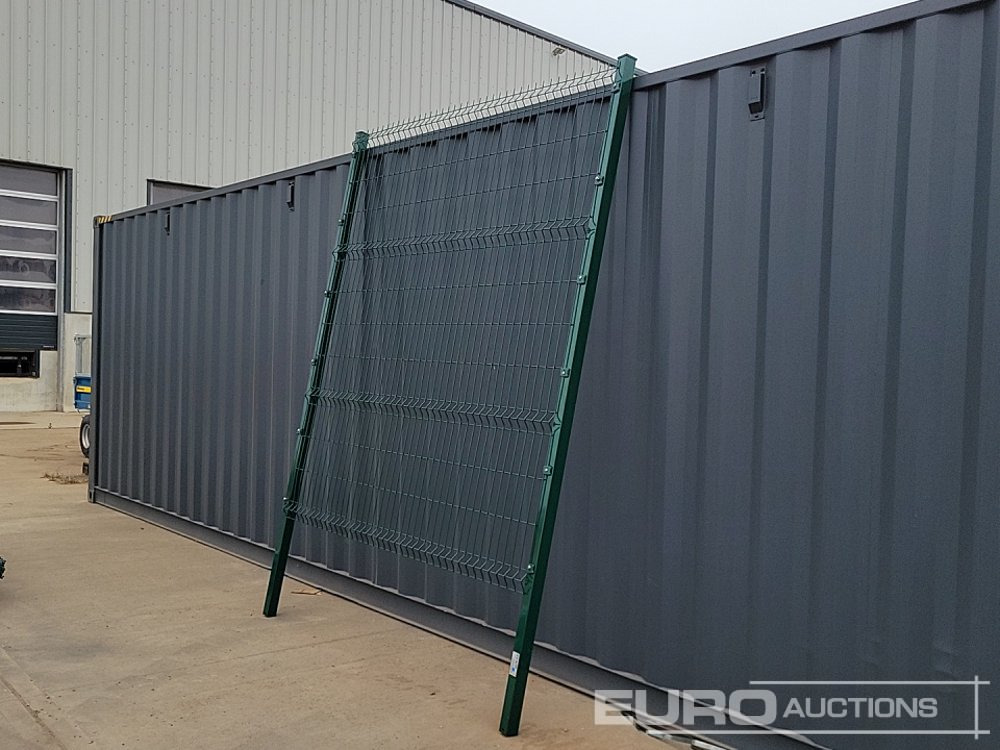 Unused Galvanised & Powder Coated Heavy Duty (5mm) Wire Mesh Fencing, 25 x H2.4m x W2.2m Panels, 26 x 60mm x 60mm x3m Posts, with Fittings (Green) - ציוד בנייה: תמונה 5 Unused Galvanised & Powder Coated Heavy Duty (5mm) Wire Mesh Fencing, 25 x H2.4m x W2.2m Panels, 26 x 60mm x 60mm x3m Posts, with Fittings (Green) - ציוד בנייה: תמונה 5