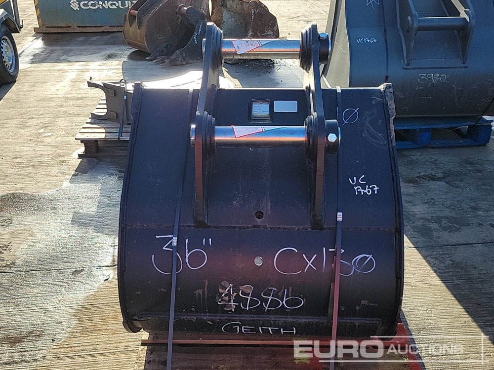 Unused Geith 36 " Digging Bucket 65mm Pin to suit 13 Ton Excavator - דלי: תמונה 4 Unused Geith 36 " Digging Bucket 65mm Pin to suit 13 Ton Excavator - דלי: תמונה 4