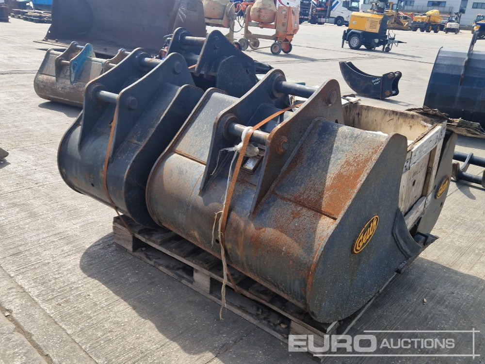 Unused Geith 60" Ditching, 36", 24", 18" Digging Bucket, Hydraulic Double Lock QH 45mm Pin to suit 4-6 Ton Excavator - דלי: תמונה 5 Unused Geith 60" Ditching, 36", 24", 18" Digging Bucket, Hydraulic Double Lock QH 45mm Pin to suit 4-6 Ton Excavator - דלי: תמונה 5