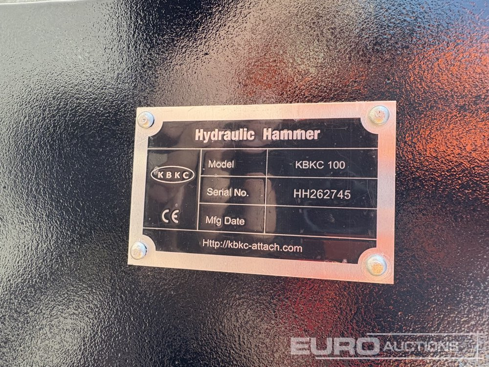 פטיש הידרולי Unused KBKC 1000: תמונה 9 פטיש הידרולי Unused KBKC 1000: תמונה 9