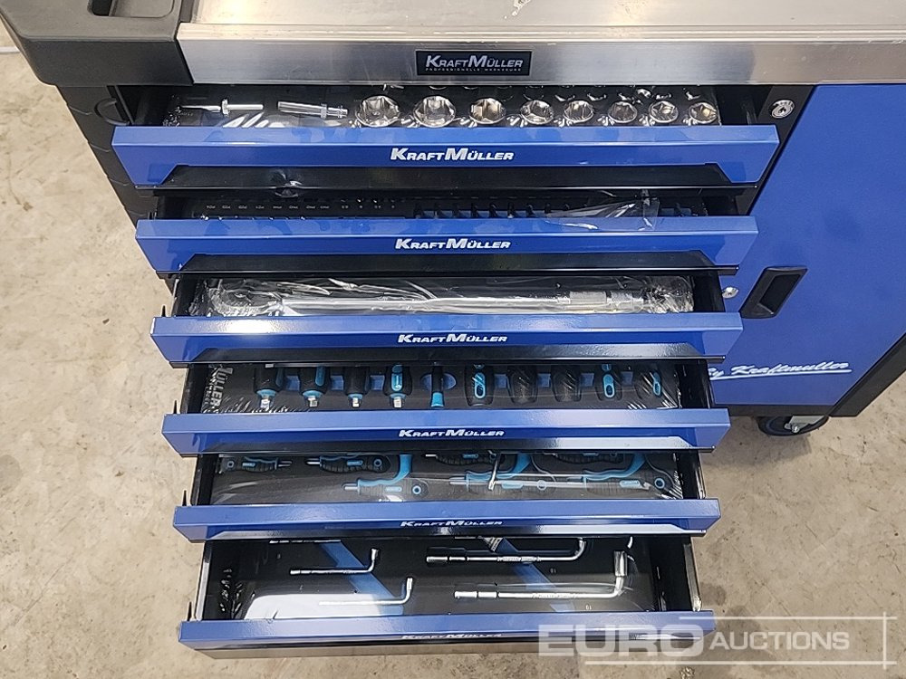 Unused Kraft Muller 7 Drawer 1 Door Tool Box & Tools - ציוד לסדנאות: תמונה 5 Unused Kraft Muller 7 Drawer 1 Door Tool Box & Tools - ציוד לסדנאות: תמונה 5
