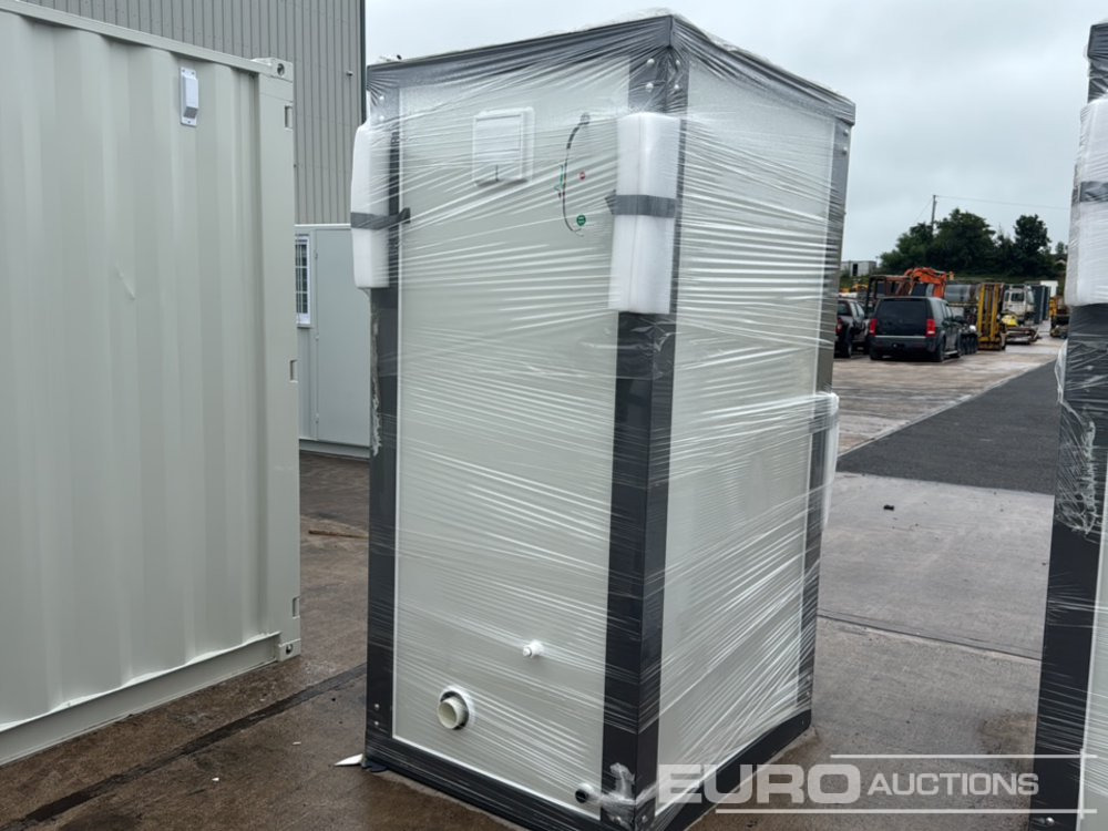 Unused Single Toilet Cubicle, One Toilet, Basin (Cannot Be Reconsigned) - מכולת משלוח: תמונה 3 Unused Single Toilet Cubicle, One Toilet, Basin (Cannot Be Reconsigned) - מכולת משלוח: תמונה 3