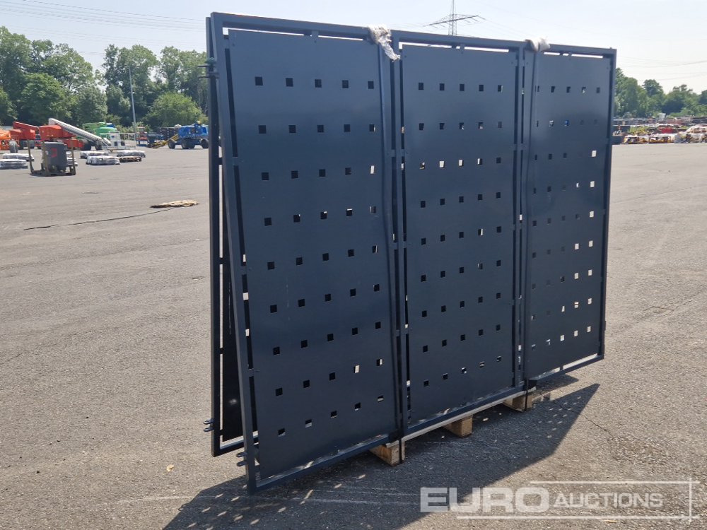Unused Steel Gate, 500x 180cm - ציוד בנייה: תמונה 1 Unused Steel Gate, 500x 180cm - ציוד בנייה: תמונה 1
