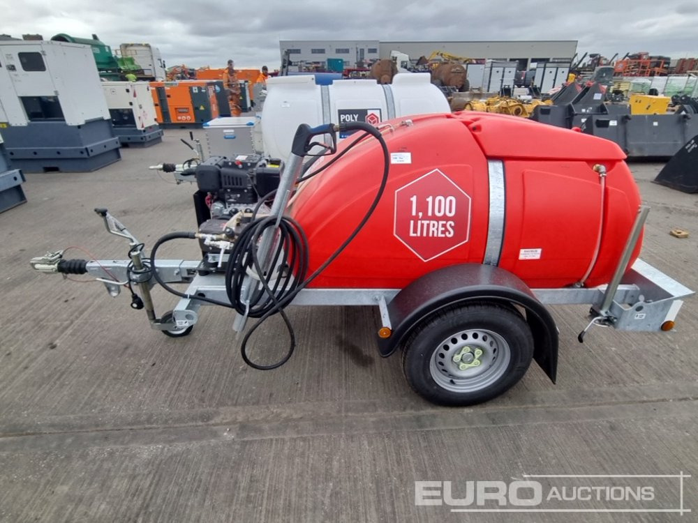 Unused Western Global Single Axle Plastic Water Bowser, Yanmar Pressure Washer - מכונת לניקוי בלחץ: תמונה 2 Unused Western Global Single Axle Plastic Water Bowser, Yanmar Pressure Washer - מכונת לניקוי בלחץ: תמונה 2