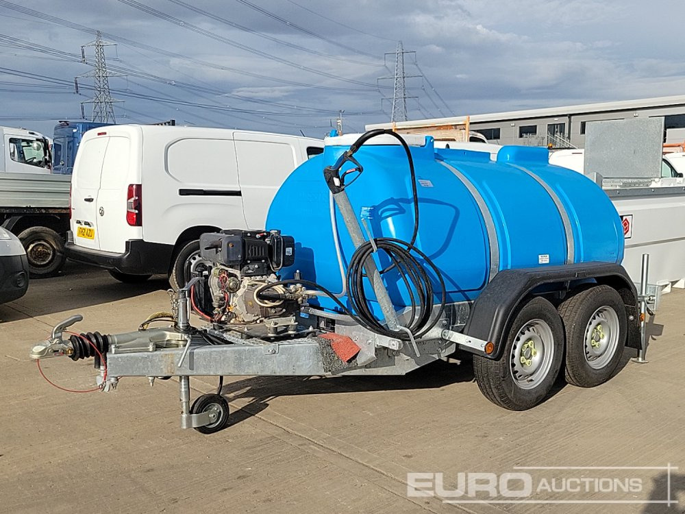 Unused Western Global Twin Axle Plastic Water Bowser, Yanmar Pressure Washer - מכונת לניקוי בלחץ: תמונה 1 Unused Western Global Twin Axle Plastic Water Bowser, Yanmar Pressure Washer - מכונת לניקוי בלחץ: תמונה 1