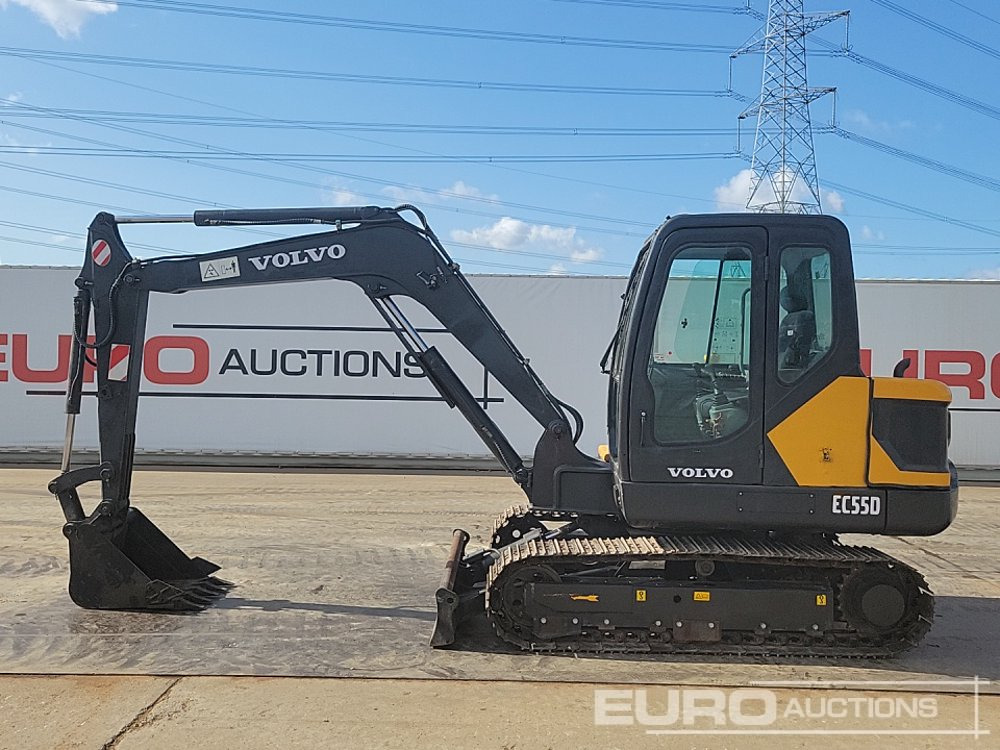 Volvo EC55D - מיני מחפר: תמונה 2 Volvo EC55D - מיני מחפר: תמונה 2