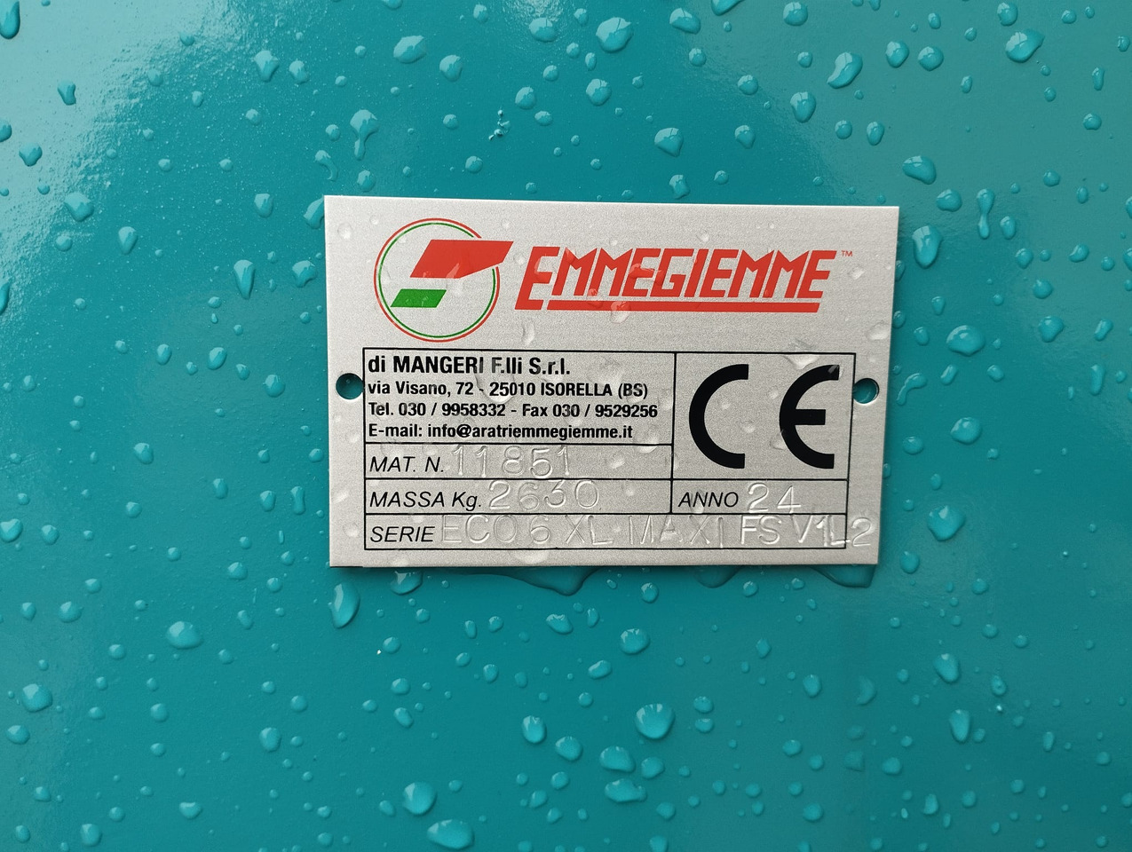 Emmegiemme ecoaratro nuovo ECO 6 XL MAXI FS V1LM2 - מחרשה: תמונה 2 Emmegiemme ecoaratro nuovo ECO 6 XL MAXI FS V1LM2 - מחרשה: תמונה 2