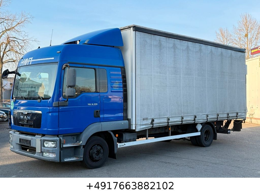 MAN TGL 8.220,NEU MOTOR/LBW/AHK/Schlafkab./6m - משאית וילונות צד: תמונה 1 MAN TGL 8.220,NEU MOTOR/LBW/AHK/Schlafkab./6m - משאית וילונות צד: תמונה 1