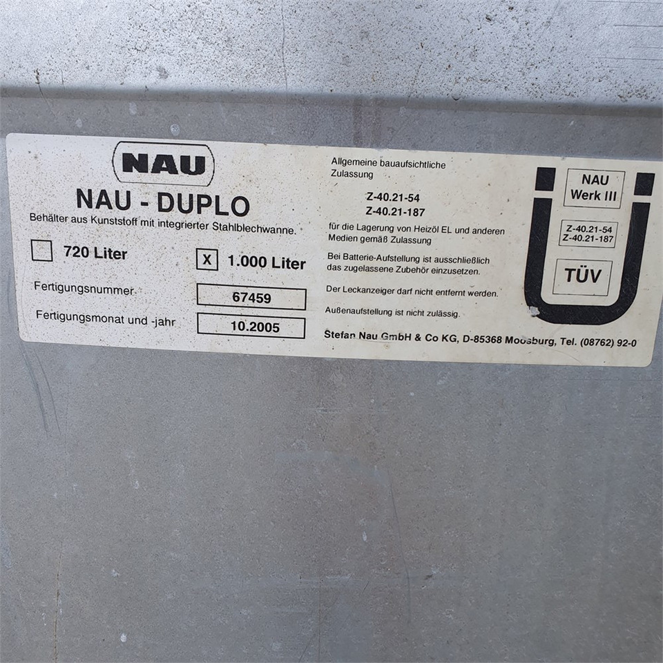 ABC 1000 Liter - מכל אחסון: תמונה 3 ABC 1000 Liter - מכל אחסון: תמונה 3
